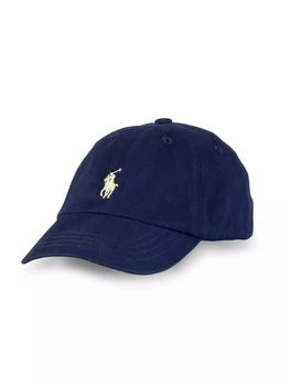 Ralph Lauren | 儿童棉质奇诺棒球帽（颜色以文字描述为准）,商家Saks Fifth Avenue,价格¥190