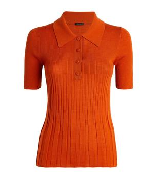 推荐Merino Wool Polo Top商品