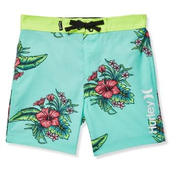 Hurley | Floral Tropics Boardshorts (Toddler),商家Zappos,价格¥143