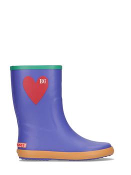 商品Rubber Rain Boots W/ Heart Patch图片