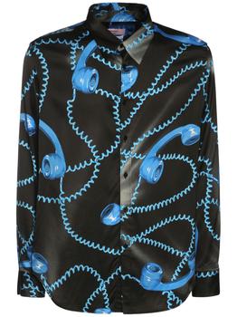 推荐Phone Print Viscose Shirt商品