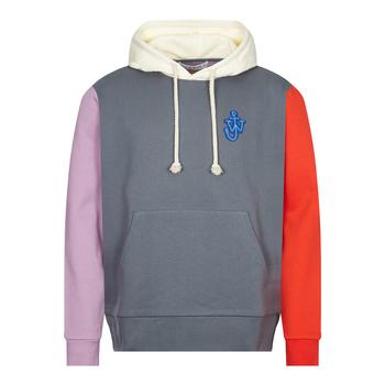 推荐JW Anderson Colour Block Hoodie - Grey/Multi商品