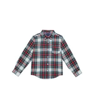 Tommy Hilfiger | Multi Plaid Long Sleeve Button-Down Shirt (Little Kids) 5.3折