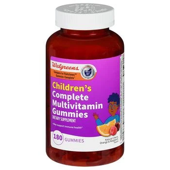 Children's Complete Multivitamin Gummies Natural Cherry, Orange & Raspberry