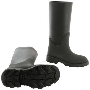 【関税&送料込】Burberry Marsh Stamp Rubber High Boots Rubber Marsh Stamp High Boots​ in Black - Women | Burberry