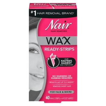 Nair | Wax Ready-Strips Face,商家Walgreens,价格¥49