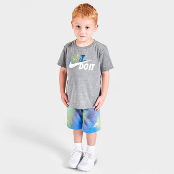 推荐Kids’ Toddler Nike Sportswear Elevate T-Shirt and Shorts Set商品