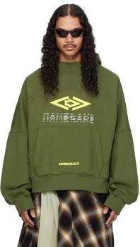 NAMESAKE | Green Chester Pullover Hoodie,商家SSENSE HK,价格¥2380