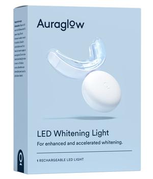 商品AuraGlow Teeth Whitening Accelerator Light, 5X More Powerful Blue LED Light, Whiten Teeth Faster图片