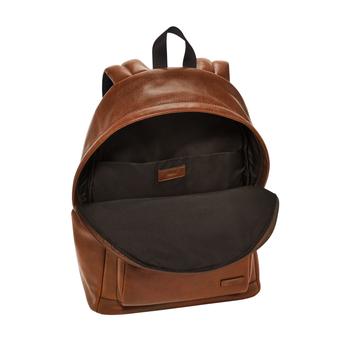 Fossil Men's Sawyer Leather Dome Backpack