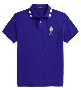 ralph lauren bear, Ralph Lauren | Polo Ralph Lauren Custom Bear Polo Contrast Piping Embroidery Royal商品图片 