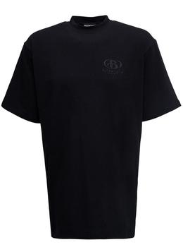 巴黎世家t恤怎么选, Balenciaga | BALENCIAGA SPA Logo T-Shirt Black商品图片 