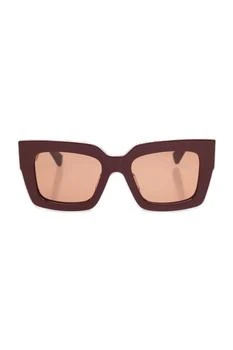 Bottega Veneta | Bottega Veneta Eyewear Square Frame Classic Sunglasses 