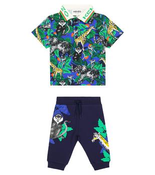 Kenzo | Baby printed cotton shirt and sweatpants商品图片,