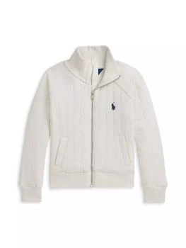 Ralph Lauren | Little Girl's & Girl's Jacquard Quilted Zip Jacket,商家Saks Fifth Avenue,价格¥599