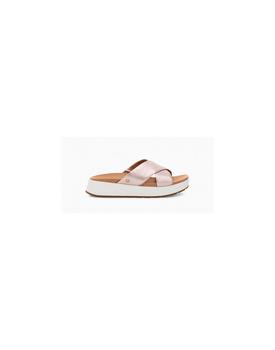 ugg凉鞋, UGG | Ugg Emily Crossover Sliders Colour: Rose Gold Metalic商品图片 