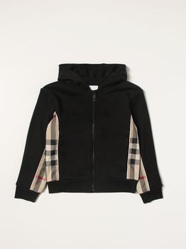 推荐Burberry Graham Hoody hoodie with check details商品