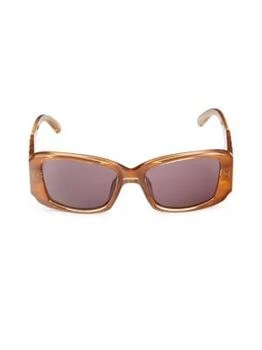 Le Specs | Nouveau Riche 54MM Square Sunglasses,商家Saks OFF 5TH,价格¥231