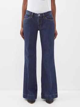 推荐70s low-rise flared jeans商品