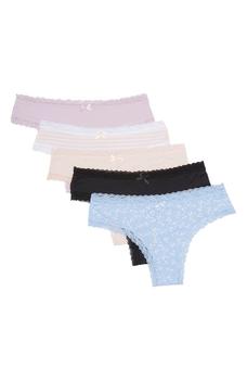 商品Honeydew Intimates | Petra Thong Underwear - Pack of 5,商家Nordstrom Rack,价格¥119图片
