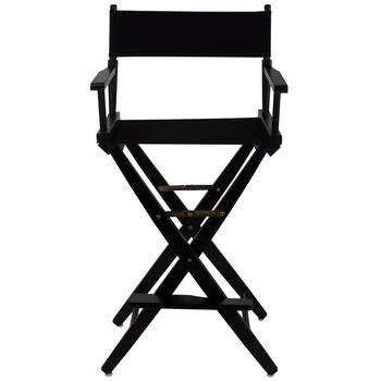 American Trails | Extra-Wide Premium 30"  Directors Chair Black Frame W/Black Color Cover,商家Premium Outlets,价格¥899