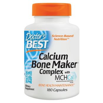 Doctors Best Vitamins | Doctors Best Calcium Bone Maker Complex with MCHCal Capsules, 180 Ea商品图片,