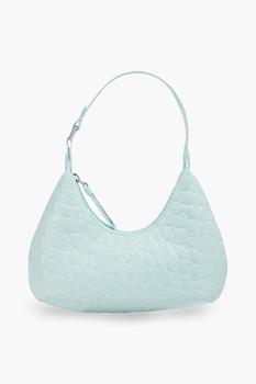 推荐Baby Amber croc-effect leather shoulder bag商品