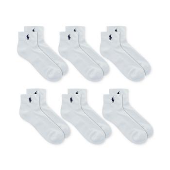 商品6-Pk. Cushion Quarter Socks,商家Macy's,价格¥123图片