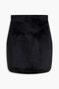 Alexander Wang | Velour mini skirt,商家THE OUTNET US,价格¥448