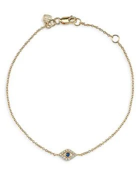 Sydney Evan | 14K Yellow Gold Blue Sapphire & Diamond Link Bracelet,商家Bloomingdale's,价格¥4948