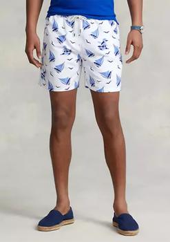 拉夫劳伦短裤, Ralph Lauren | 5.75" Traveler Classic Swim Trunks商品图片 3折