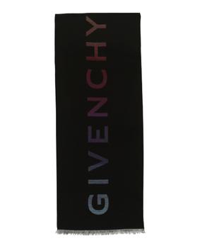 商品Givenchy | 女式 大号撞色徽标羊毛围巾,商家Maison Beyond,价格¥833图片