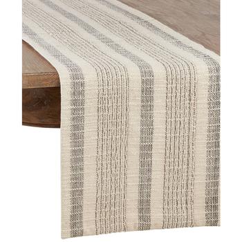 商品Woven Table Runner with Striped Design图片
