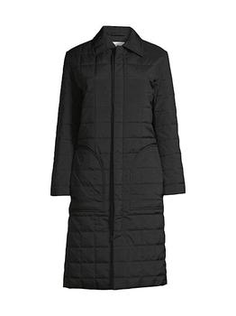 商品Jane Post | Quilted Snap-Button Rain Coat,商家Saks Fifth Avenue,价格¥2125图片