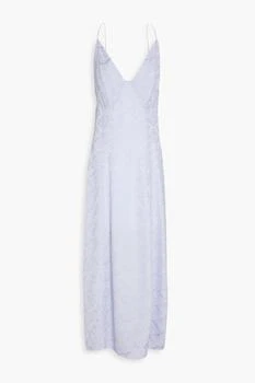 Ganni | Jacquard maxi slip dress,商家THE OUTNET US,价格¥768