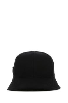美国prada帽子, Prada | Black Re-Nylon and gabardine hat Nd Prada Uomo商品图片 