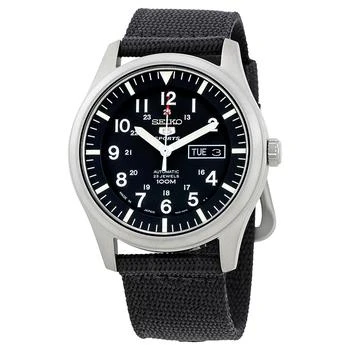 Seiko | 5 Automatic Black Dial Men's Watch SNZG15J1 4.7折, 满$200减$10, 独家减免邮费, 满减
