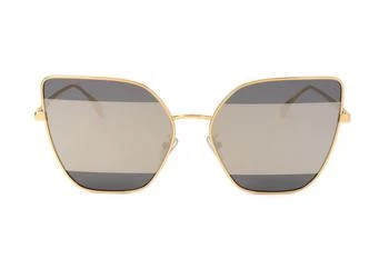 推荐Fendi Eyewear Butterfly Frame Sunglasses商品