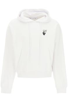 推荐Off White Caravaggio Lute Print Sweatshirt With Hoodie商品