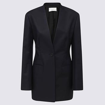 The Row多少钱, The Row | BLACK COTTON BLAZER商品图片 7.4折