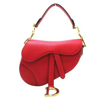 [二手商品] Dior | Dior Saddle  Leather Shoulder Bag (Pre-Owned) 6.3折