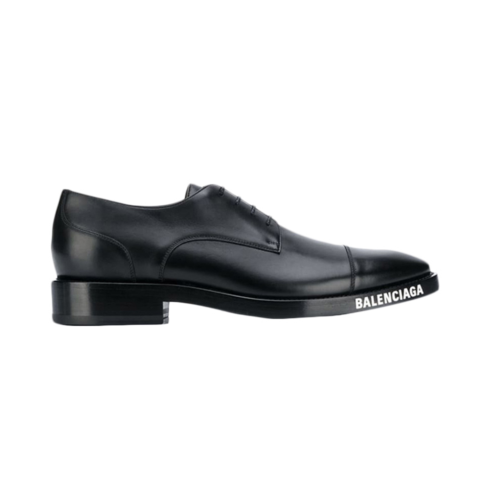 推荐Balenciaga 巴黎世家 黑色皮革男士皮鞋 590716-WA720-1000商品