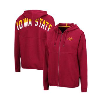 Colosseum | Women's Cardinal Iowa State Cyclones 2-Hit Full-Zip Hoodie商品图片,7.9折