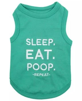 Parisian Pet | Sleep Eat Poop Dog T-Shirt,商家Macy's,价格¥135