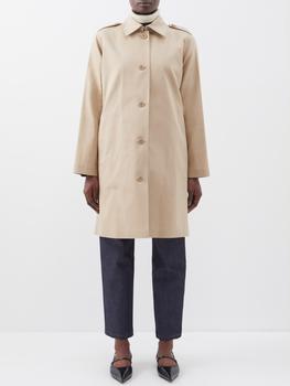 商品A.P.C. | Justine cotton-canvas trench coat,商家MATCHES,价格¥7015图片