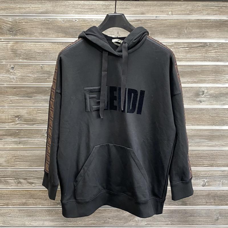 女士休闲芬迪女装, Fendi | FENDI 黑色女士卫衣/帽衫 FS7101-A5GP-F0GME商品图片 独家减免邮费