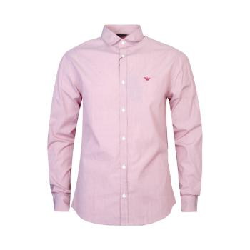 PRIVATE WHITE V.C.评价, Emporio Armani | EMPORIO ARMANI 男士粉色棉质刺绣徽标长袖衬衫 8N1C75-1V04Z-0395商品图片 独家减免邮费