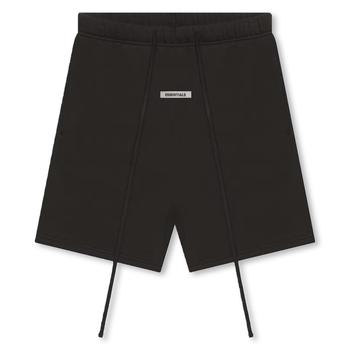 essentials短裤, Essentials | Fear Of God Essentials Weathered Black Shorts商品图片 8.4折