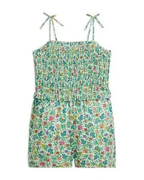 Ralph Lauren | Girls' Floral Smocked Cotton Batiste Romper - Little Kid, Big Kid,商家Bloomingdale's,价格¥637