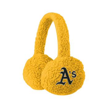 商品FOCO | Men's and Women's Gold Oakland Athletics Sherpa Earmuffs,商家Macy's,价格¥142图片